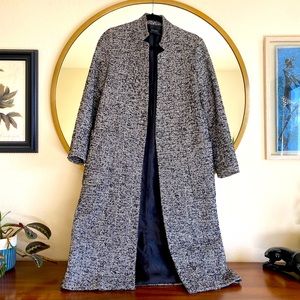 Zara Herringbone Overcoat